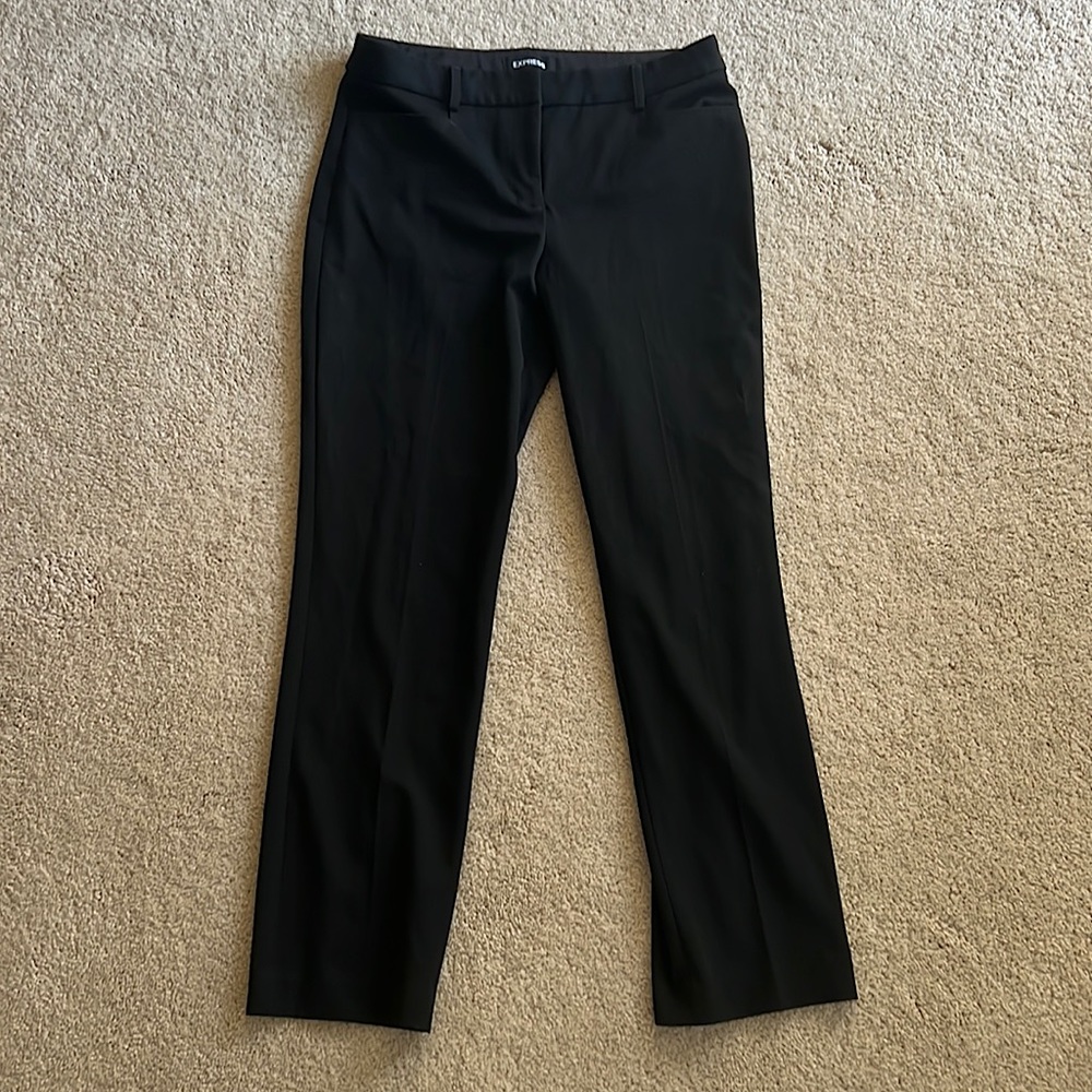 Express Size 6S Black Stretch Work Pants